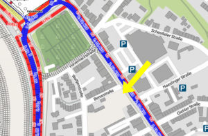 EXPA-Anfahrtskizze OSM